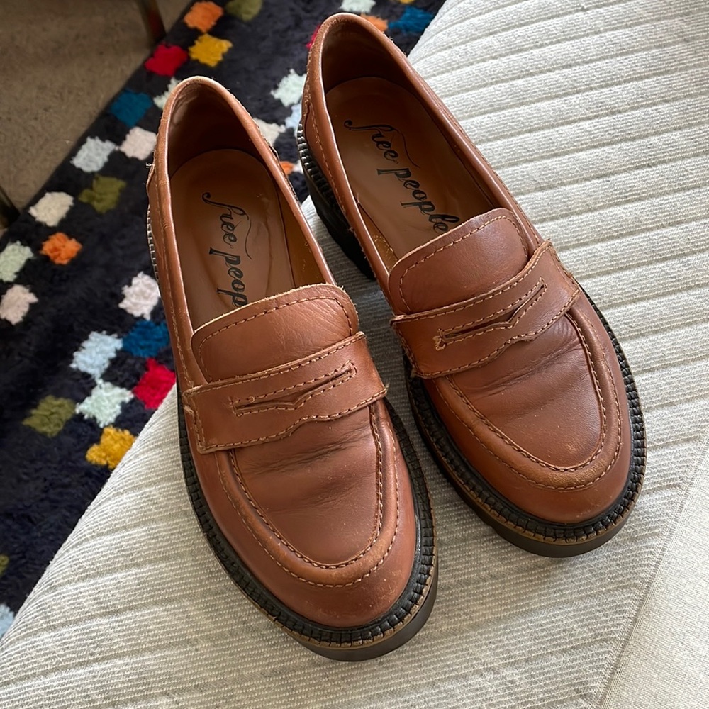 Free People Decker Penny Loafers